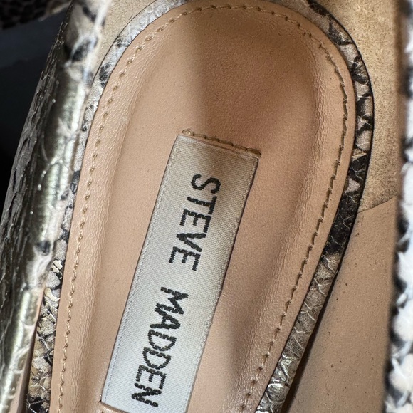 Steve Madden leather Snakeskin Patterned Stiletto Heels - Picture 6 of 8